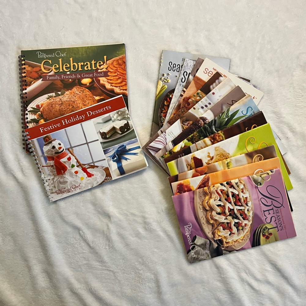 Bundle of Pampered Chef Cookbooks